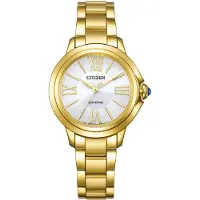 Citizen EM1162-52A L Uhr Damenuhr Edelstahl gold