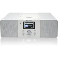 Roadstar IR-540D+BTWH Micro System Wi-Fi Internet Radio und Digital DAB+/ FM, CD-MP3 Spieler Bluetooth Weiß