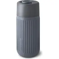 Black+blum Reisebecher Travel Cup Glas Grau 340 ml