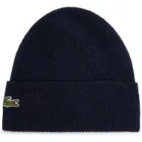 Lacoste Set Schal und Mütze RB5385 Dunkelblau