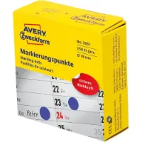 Avery Markierungspunkte im Spender
