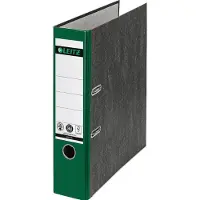 Leitz Plastic Lever Arch File A4 80mm 180°, A4, Grün, 600 Blätter, 8 cm, 80 gsm, 81 mm