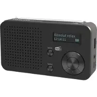 Telestar TOP 100, Tragbar, Analog & Digital, DAB+, FM, 3 W, LCD, Schwarz