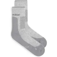 Icebreaker M Mer Hike+ Medium Crew blizzard hthr/alloy (IB0HN) L