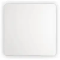 Ideal Lux Moderne Wandleuchte Abdeckung Aluminium Weiß Led 9,5W 3000K Quadr. D20