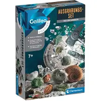 Clementoni Austrabungs-Set Fossilien & Mineralien