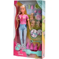 Steffi Love Dog Trainer Puppe Rosa Kinder Rosa One Size