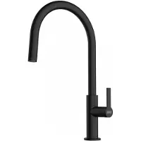 Franke 115.0728.389, Standard, Schwarz, Messing, Hebelgriffe, Einzelbild, 3/8"