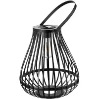 Pauleen Solarlaterne Sunshine Spark IP44 2700K 7lm Schwarz