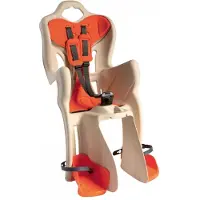 Bellelli B-one Clamp Kindersitz Für Fahrrad Hinten Beige,Orange Max 22 kg Junge Beige,Orange Max 22 kg