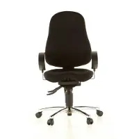 Topstar SITNESS 10 - Profi Bürostuhl Schwarz Stoff