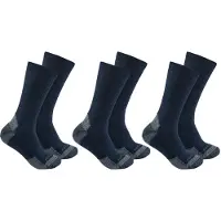 Carhartt Midweight Cotton Blend Crew Socken - 3er Pack