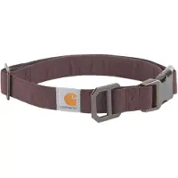 Carhartt P000344 Nylon Duck Dog Collar Deep Wine LG