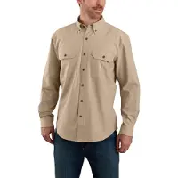 Carhartt Hemd Loose Chambray L/S Shirt Herren Dark Tan Chambray-L