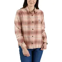 Carhartt Hemd Midweight Flannel Plaid Damen Stucco-XL
