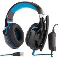 Mod-it Beleuchtetes Gaming-Headset mit Kabelfernbedienung & Mikrofon-Schalter