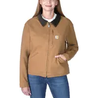 Carhartt Jacke Canvas Detroit Jacket Damen Brown-XS