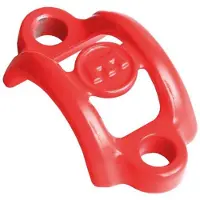 Magura Klemmschelle Aluminium, neon-rot - leichte Schelle für saubere Lenker-....