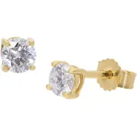 GLIZZ GL1072 Brillant-Ohrringe 0,50 ct Gold 333 Lab Grown Diamant Ohrstecker