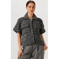Est'seven Damen Blazers Eline Jacket Era - Grijs - Größe M