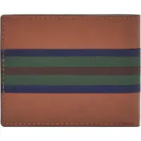 Fossil Geldbörse Bronson FPW Bifold Wallet Colorful Stripes braun