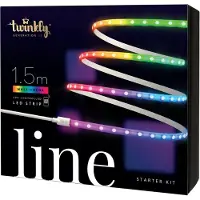 Twinkly Line, Universalstreifenleuchte, Ambiente, Drinnen, Schwarz, Weiß, IP20, Blau, Grün, Rot
