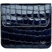 Golden Head Leder Geldbörse Cayenne RFID Protect Billfold Coin Wallet With Front Snap Closure Nightblue dunkelblau