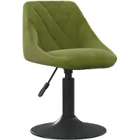 vidaXL Barhocker Hellgrün Samt