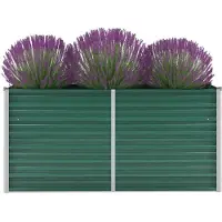 vidaXL Bettgestell ohne Matratze Dunkelgrün 200x200 cm Samt