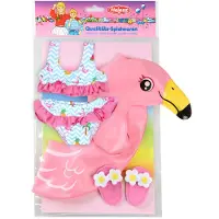 Heless Flamingo Badeset Puppen rosa 35-45 cm