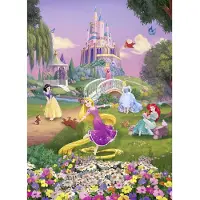 Komar Fototapete "Disney Princess Sunset - Größe 184 x 254 cm" bedruckt glatt Kinderzimmer