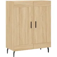 vidaXL Highboard Sonoma-Eiche 69,5x34x180 cm Holzwerkstoff
