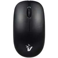 Vultech MW-07N, Beidhändig, Optisch, RF Wireless, 1600 DPI, Schwarz