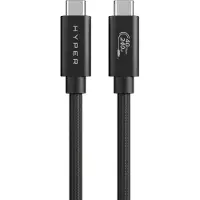 Targus Hyper HyperDrive Next - USB-Kabel - 24 pin USB-C (M) zu 24 pin USB-C (M) - USB4 - 1.2 m - Schwarz