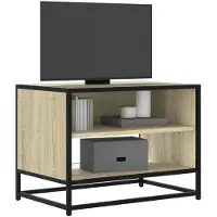 vidaXL TV-Schrank Sonoma-Eiche 61x40x46 cm Holzwerkstoff und Metall
