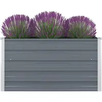 vidaXL Highboard Betongrau 40x42,5x185 cm Holzwerkstoff