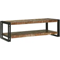 vidaXL Couchtisch Mehrfarbig Massives upgecyceltes Holz