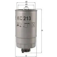 MAHLE ORIGINAL Kraftstofffilter KC 213