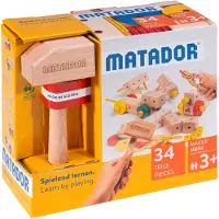 Matador Maker M034 Constructieset Hout, 34dlg.