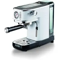 Ariete 1381/14, Espressomaschine, 1,1 l, Gemahlener Kaffee, Kaffeepad, 1300 W, Weiß