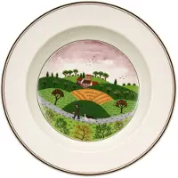 Villeroy & Boch Suppenteller "Suppenteller Jäger Design Naif ø 21 cm bunt"