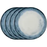 Arthur Krupp Pizzateller Porcelain Shade Sea 32 cm (4-Teilig)