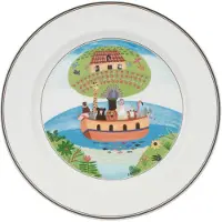 Villeroy & Boch Speiseteller "Speiseteller Arche Noah Design Naif ø 27 cm bunt"