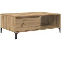 vidaXL Couchtisch Artisan-Eiche 90 x 60 x 35 cm Holzwerkstoff