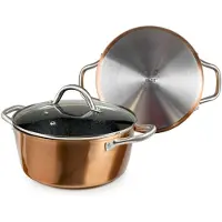 Ibili Natura Copper 20 Cm Schmortopf
