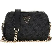 GUESS HWBG9672140 NOELLE II CROSSBODY CAMERA Woman Umhängetasche coal logo