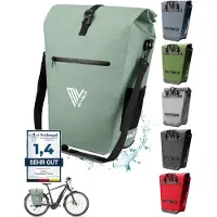MIVELO Packtasche - Wasserdicht - 25L - Mit Laptopfach und Schultergurt - Mint