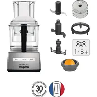 Magimix 18591F, 3,6 l, Silber, Tasten, 1100 W, 210 mm, 260 mm