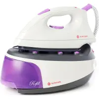 SINGER SHG 2627, 850 W, Keramik-Bügelsohle, 0,8 l, Grau, Violett, Weiß, 1350 W, Abnehmbar