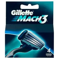 Gillette Mach3 Men’s Razor Blade Refills 4er Rasierklingen